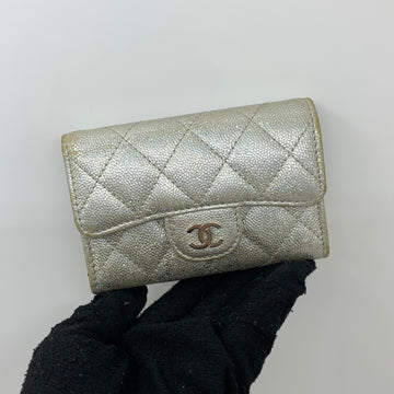 GREY MATELASSE CAVIAR SKIN CARD CASE NO.31 GLITTER W/O CARD