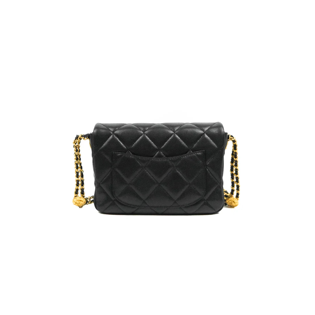 Chanel 22A Gold Coin Mini Flap
